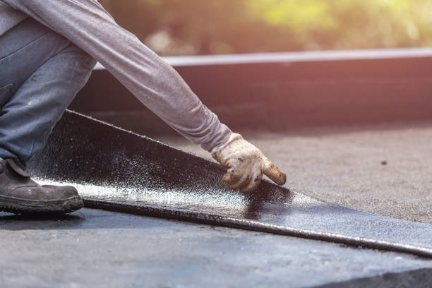 Professional Emergency Waterproofing technician working in Glenside, PA